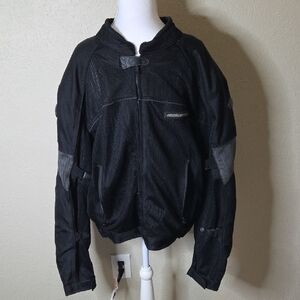 Men's Fieldsheer Motorcycle Back Shoulder Armor Performance Jacket, Size XL